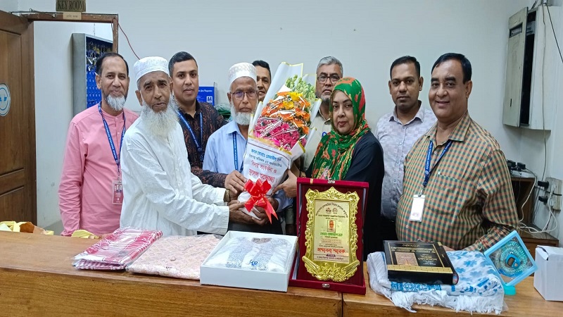 সিভিল এভিয়েশন নিরাপত্তা শাখার রেজাউল হকের অবসরজনিত বিদায় সংবর্ধনা